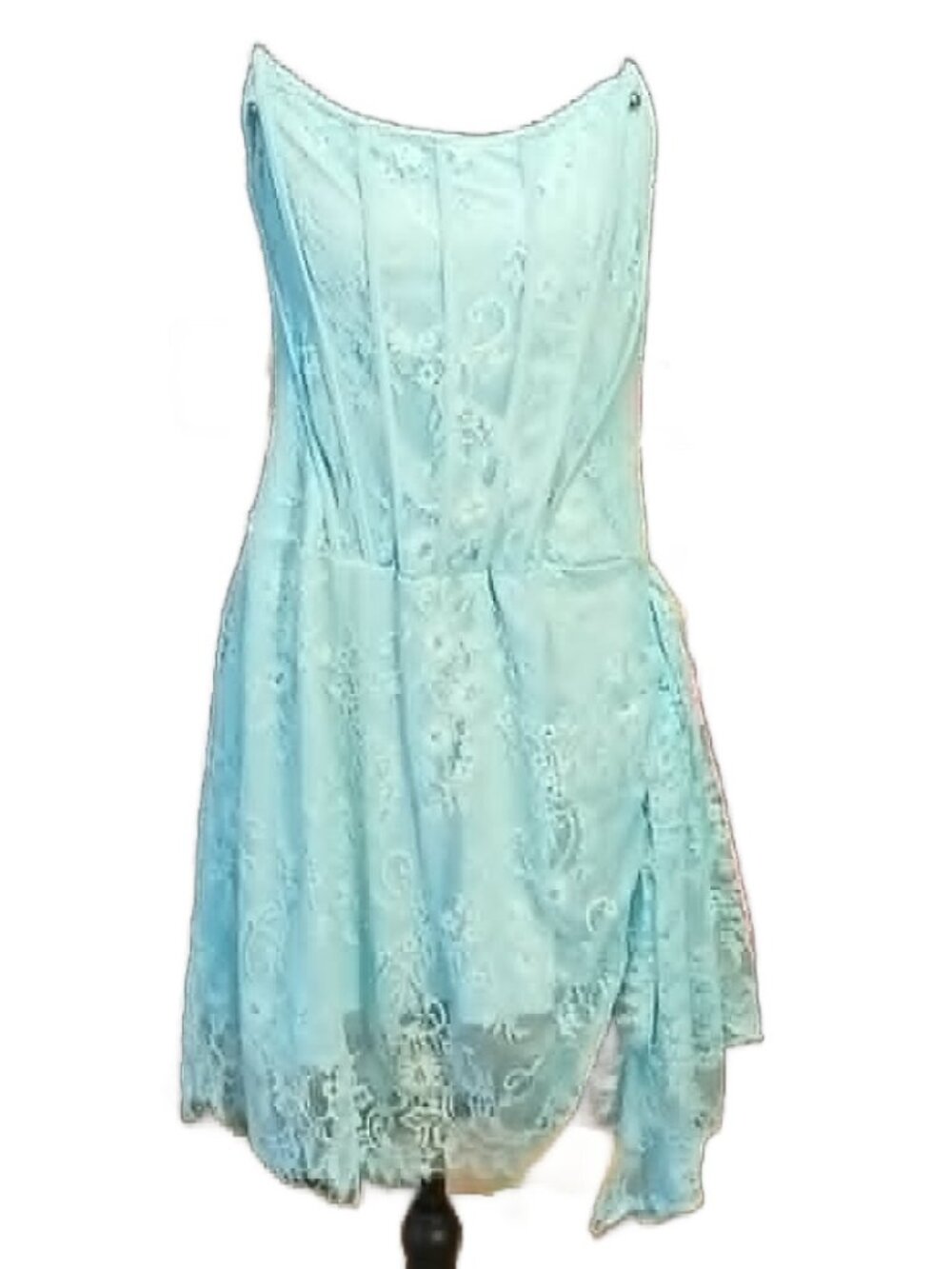 FASHION NOVA Lace Corset Mini Dress